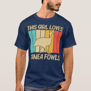Camiseta Funny Guinea Fowl For Girls Kid Bird Lover Chicken