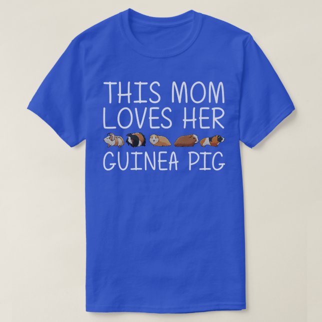Camiseta Funny Guinea Pig Art For Mom Mama Rodent Animal Gu (Frente do Design)