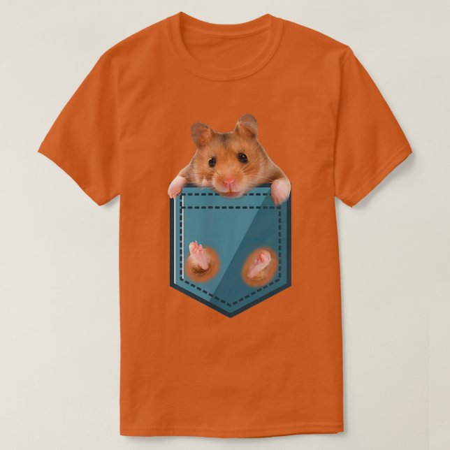 Camiseta Funny Guinea Pig in Your Pocket  (Frente do Design)