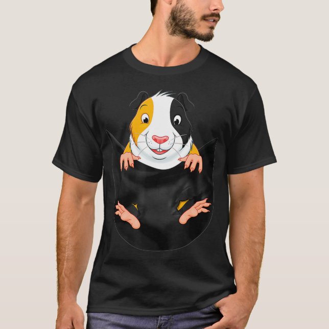 Camiseta Funny Guinea Pig in Your Pocket  (2) (Frente)