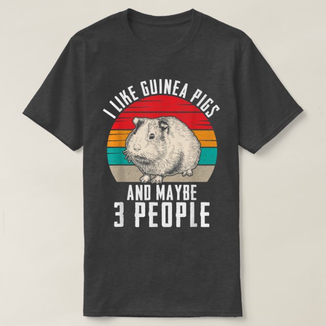 Camiseta Funny Guinea Pig Lover Graphic for Women and Men G (Frente do Design)