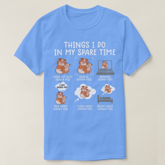Camiseta funny guinea pig shirt srcastic humor guinea pig p (Frente do Design)