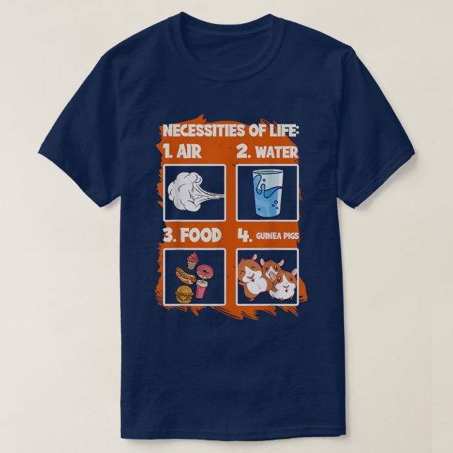 Camiseta Funny Guinea Pigs1661  (Frente do Design)