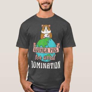 Camiseta Funny Guinea Pigs For Domination World Rodent Cavy