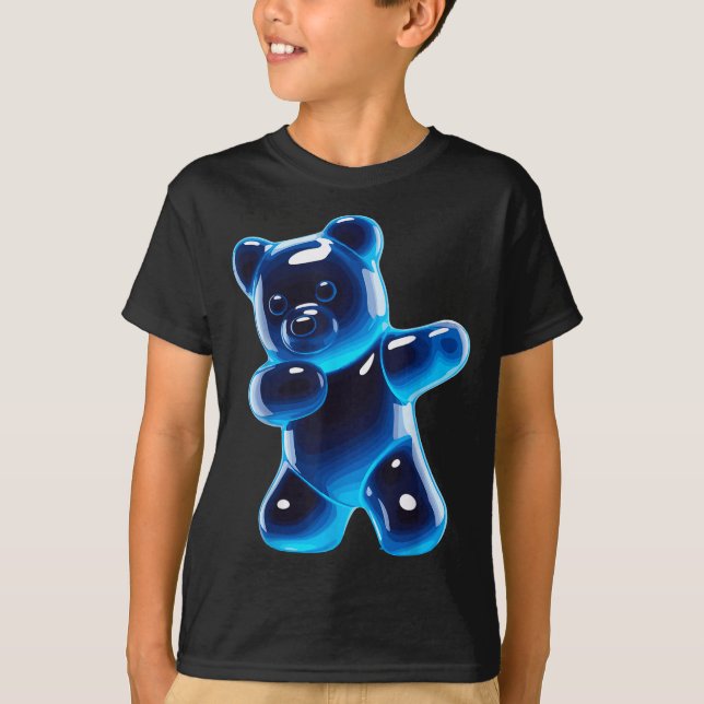 Camiseta Funny Gummy Bear Art For Men Women Kids Candy Bear (Frente)