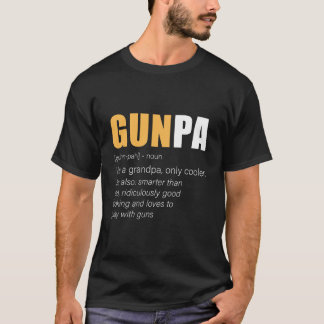 Camiseta Funny Gunpa Gun Avô Novelty