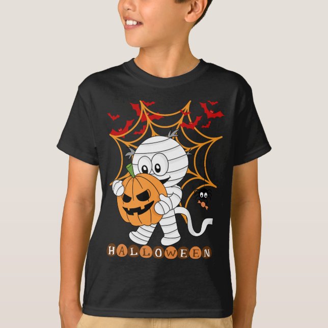 Camiseta Funny Halloween kids (Frente)