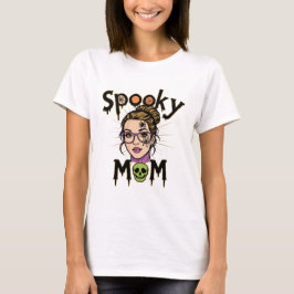 Camiseta Funny Halloween Spooky Mom Witch Mom