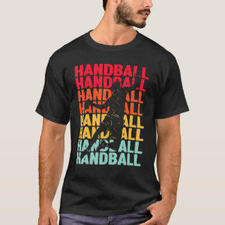Camiseta Funny Handball Retro Vintage Design for Handball P
