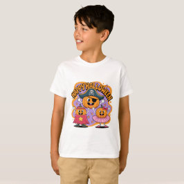Camiseta Funny Happy Halloween Pumpkin Kids T-Shirt