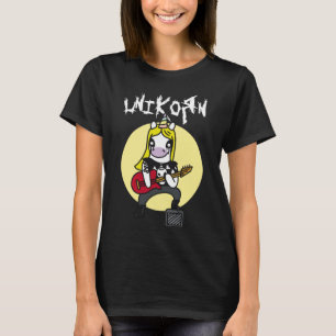Camiseta Funny Heavy Metal Unicorn