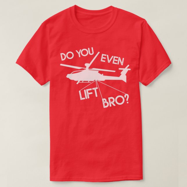 Camiseta Funny Helicopter Pilot Gift  (Frente do Design)