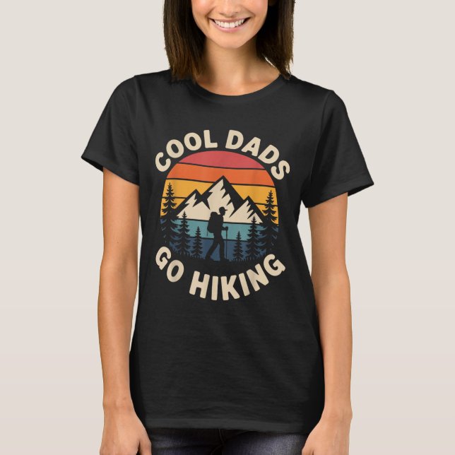 Camiseta Funny Hiker Cool Dads Go Hiking (Frente)