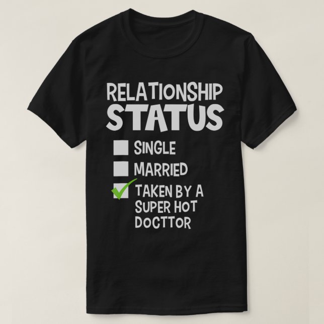 Camiseta Funny His and Her Gift Idea Doctor Relationship St (Frente do Design)