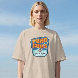 Camiseta Funny Hoppers Pond Rules Crew Beaverton Crew Big