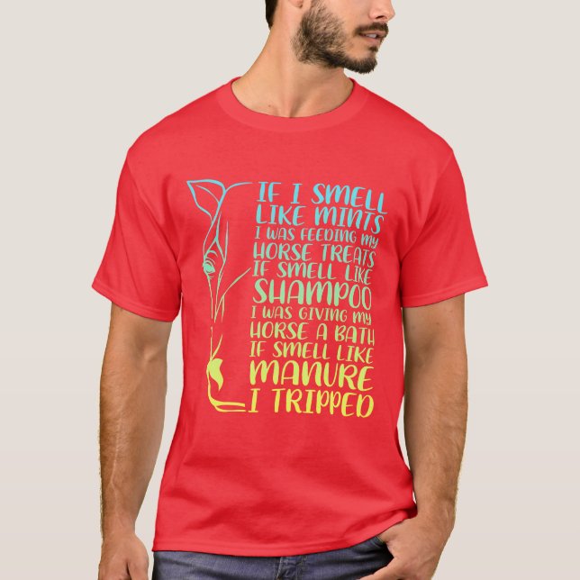 Camiseta Funny Horse Lover Horseback (Frente)