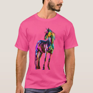 Camiseta Funny Horse Lover Horseback Andando Grap Equestre