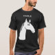 Camiseta Funny Horse Personalizado (Frente)