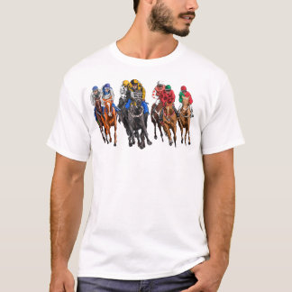Camiseta Funny Horse Racing Jockey Racer Derby Rider Race T