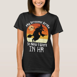 Camiseta Funny HR Witch Human Resources Halloween Costume