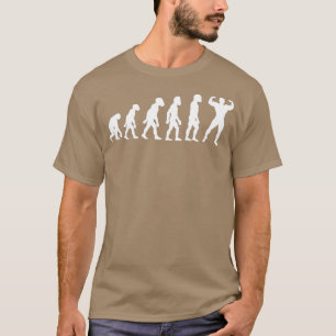 Camiseta Funny Human Bodybuilding Evolution Weighter Bo