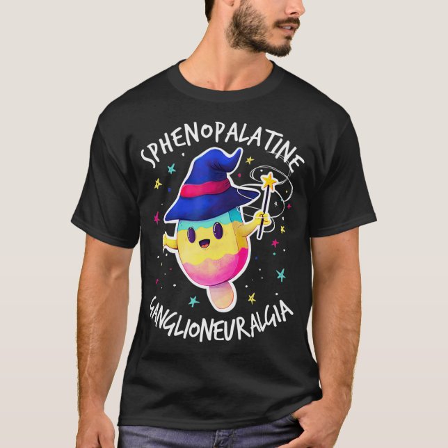 Camiseta Funny Ice Cream Brain Freeze Medical Terminology  (Frente)