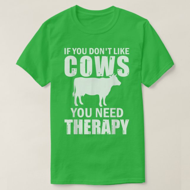 Camiseta Funny If You Don't Like Cow Tractor Rancher Farmin (Frente do Design)