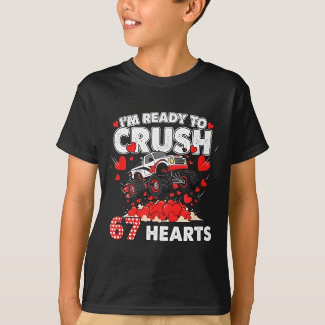 Camiseta Funny I'm Ready To Crush 67 Hearts  (Frente)