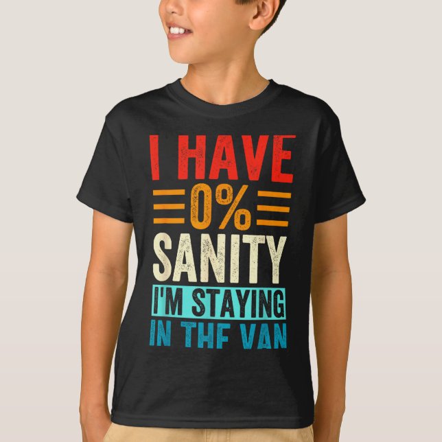 Camiseta Funny I'm Staying In Tha Van Phasmophobia Women Ma (Frente)