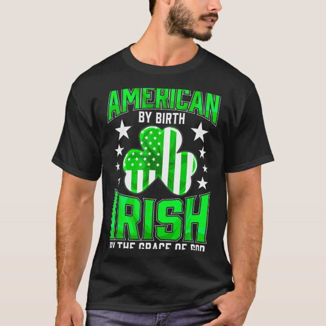 Camiseta Funny Irish Pride St Patrick's Day Celtic Green Sh (Frente)