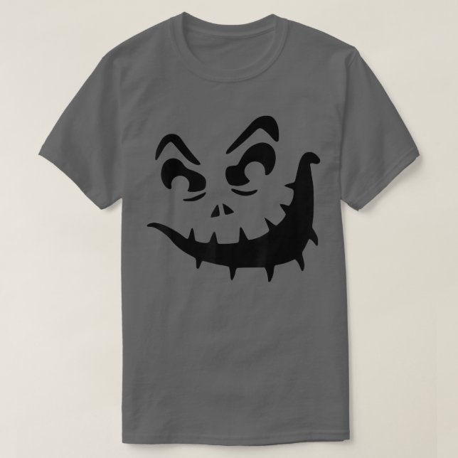 Camiseta Funny Jack O Lantern Scary Pumpkin Face Halloween  (Frente do Design)