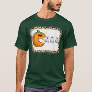 Camiseta Funny Jackolantern Pumpkin With Ghosts Halloween C