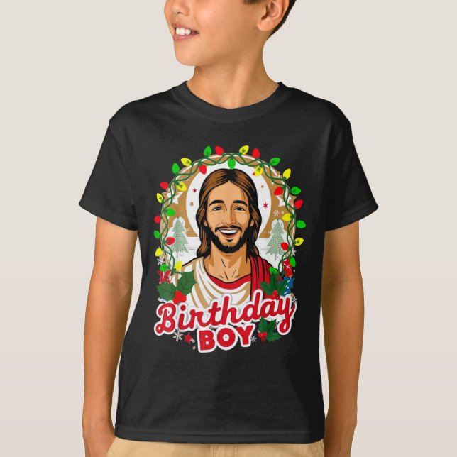 Camiseta Funny Jesus Birthday Boy Christmas Xmas Holiday Ug (Frente)