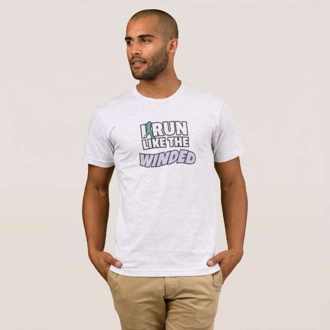 Camiseta Funny Jogger Runner Eu Corro Como O Vencido Corren (Frente Completa)
