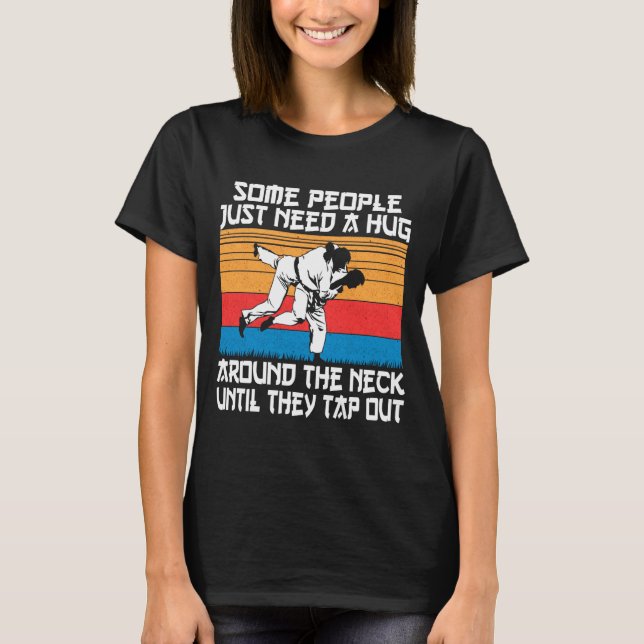 Camiseta Funny Judo Jiu Jitsu Martial Arts Humor  (Frente)