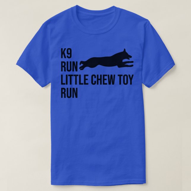 Camiseta Funny K9 Cachorro K9 Policial Retro (Frente do Design)