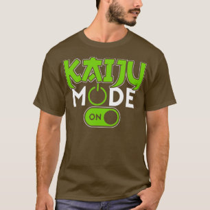 Camiseta Funny Kaiju Monstro Japonês Modo Kaiju No Presente