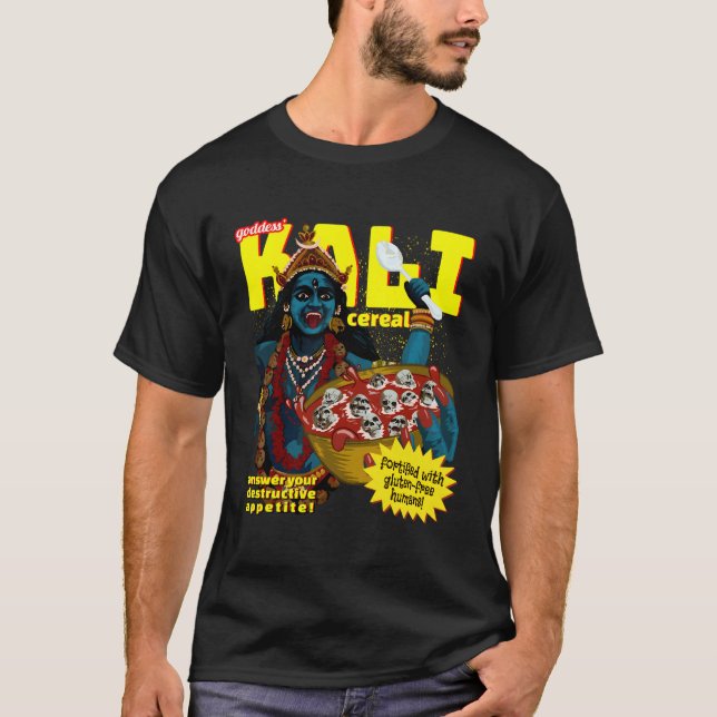 Camiseta Funny Kali Deusa Hindu Mysticismo Hinduísmo Novelt (Frente)
