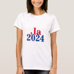 Camiseta Funny Kamala Harris Comma La 2024<br><div class="desc">É como ela diz que você pronuncia o nome dela,  então por que não uma camisa de Kamala Harris 2024 com uma vírgula e "la"?</div>