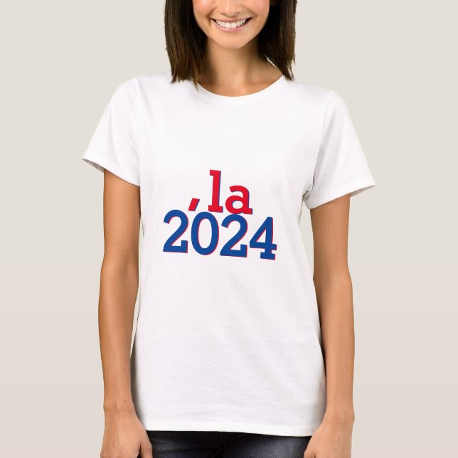 Camiseta Funny Kamala Harris Comma La 2024 (Frente)