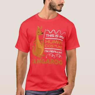 Camiseta Funny Kangaroo Cotação Austrália Kangaroo