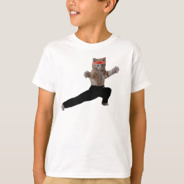 Camiseta Funny Karate Kitten