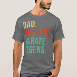 Camiseta Funny Karate Pai Marido Legenda Legal Homens Pais