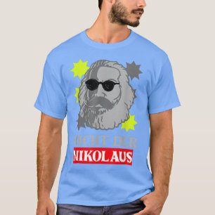Camiseta Funny Karl Mar motif Não é a capital do Papai Noel