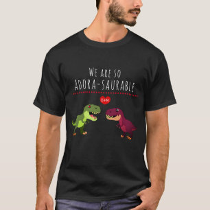 Camiseta Funny Kawaii Dinossaur Pun Novo Casal Corresponden