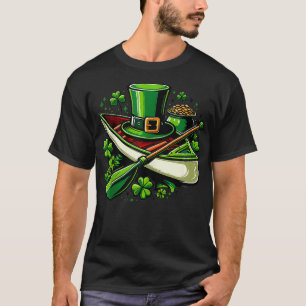 Camiseta Funny Kayak Dia de São Patrício Kayaking Kayaker M