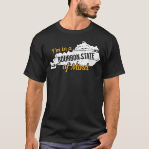 Camiseta Funny Kentucky Bourbon State of Mind Derby