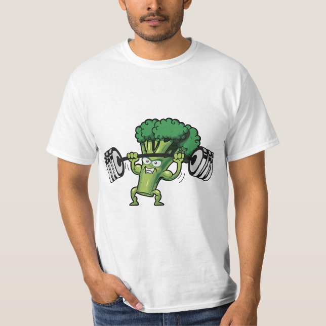 Camiseta Funny Keto Powerlifting Broccoli for (Frente)