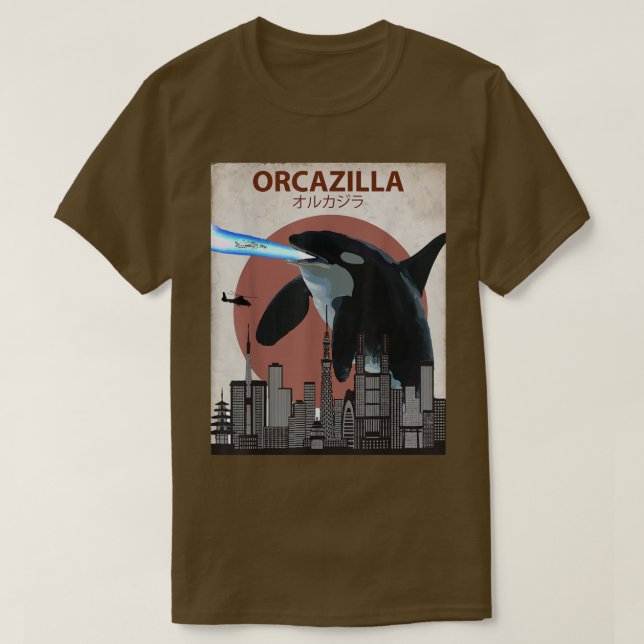 Camiseta Funny Killer Whale Orca Lovers Gift  (Frente do Design)