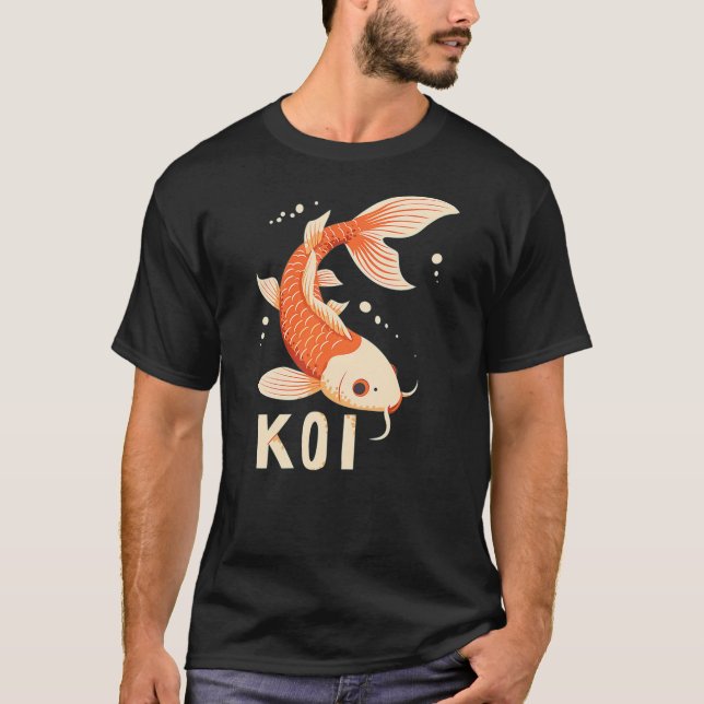 Camiseta Funny KOI Fish Costume for Adults and Kids (Frente)